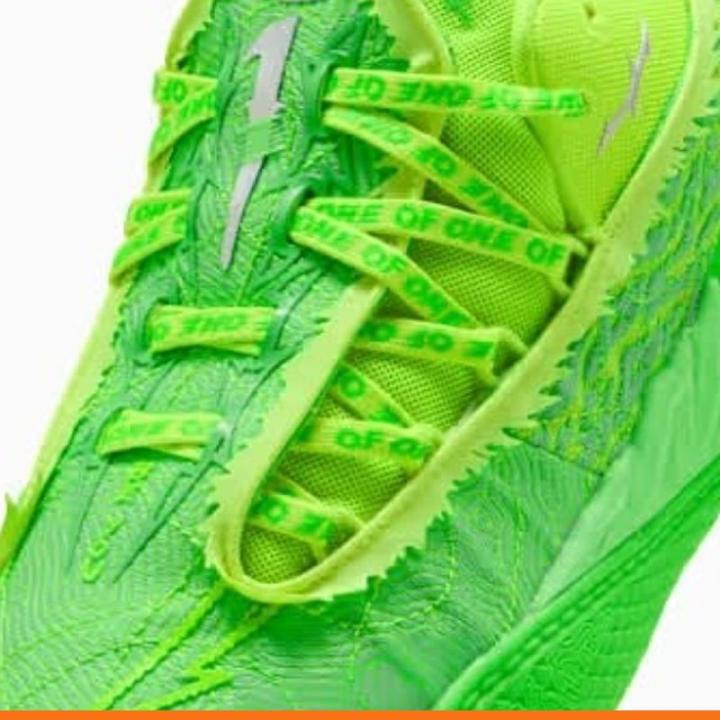Zapatilla Puma MB.05 LaMelo Ball Voltage Neon Green - Detalle de Amortiguación y Suela SNEAKERGEKO